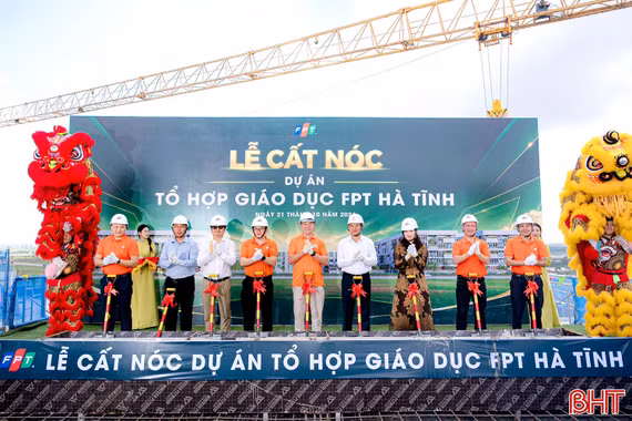 FPT cất nóc tổ hợp giáo dục tại Hà Tĩnh, dự kiến đón học sinh từ năm học 2027 - 2028