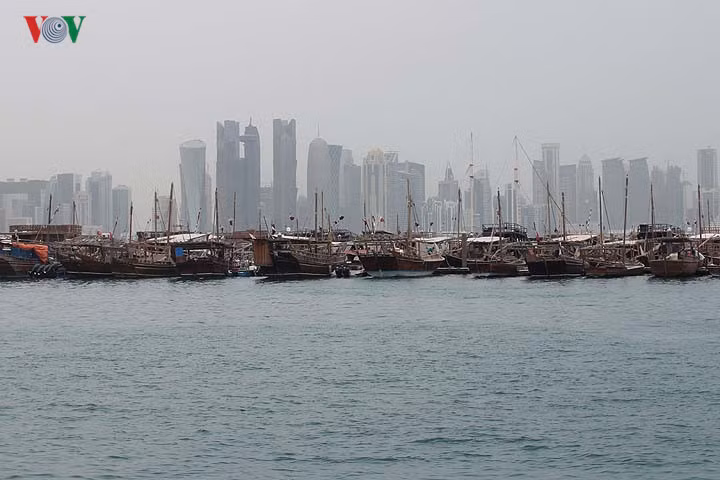 dao quanh duong pho thu do qatar vua bi nhieu nuoc arab co lap