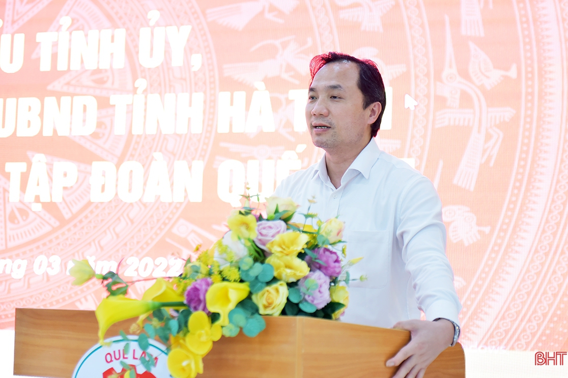 Tạo mọi thuận lợi để Tập đoàn Quế Lâm đầu tư các mô hình nông nghiệp hữu cơ tại Hà Tĩnh