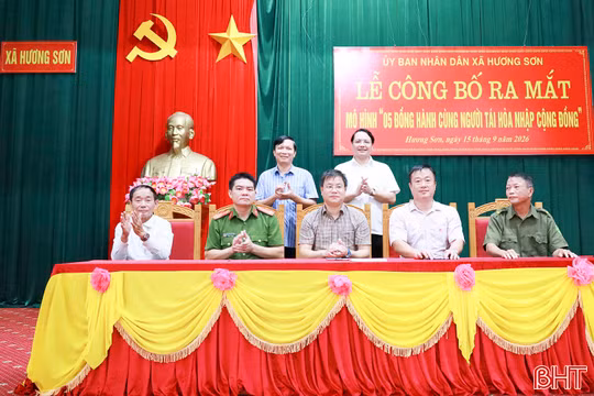 Ra mắt mô hình “05 đồng hành cùng người tái hòa nhập cộng đồng”