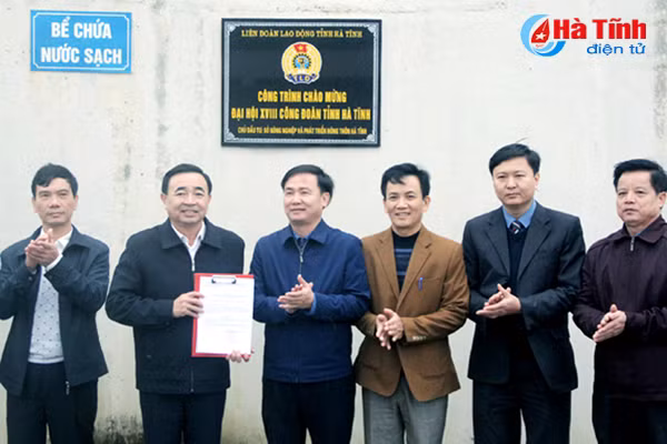 gan bien nha may nuoc bac thach ha mung dai hoi cong doan ha tinh