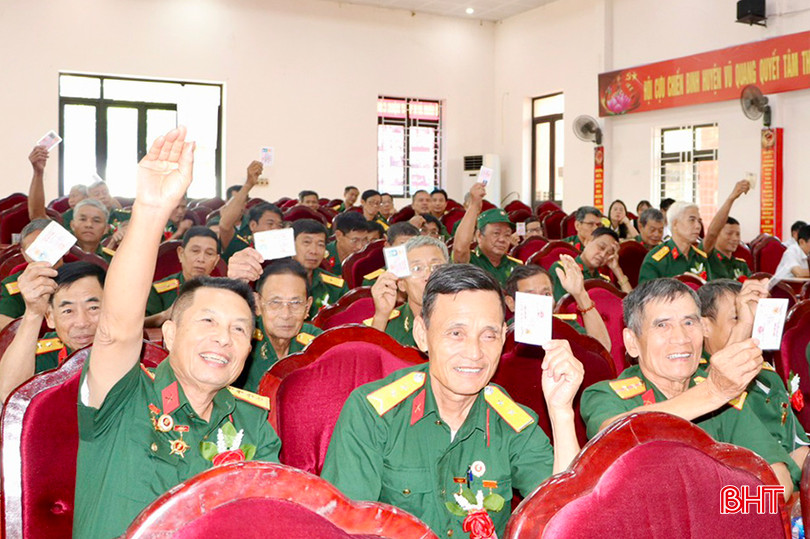 Đại hội đã biểu quyết bầu đoàn đại biểu đi dự Đại hội Thi đua yêu nước “CCB gương mẫu” cấp tỉnh Hà Tĩnh.