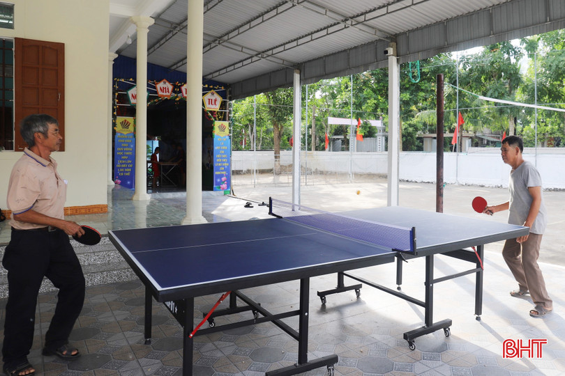 Mô hình ngôi nhà trí tuệ được ra mắt ở thôn Tri Khê góp phần nâng cao đời sống tinh thần cho người dân.