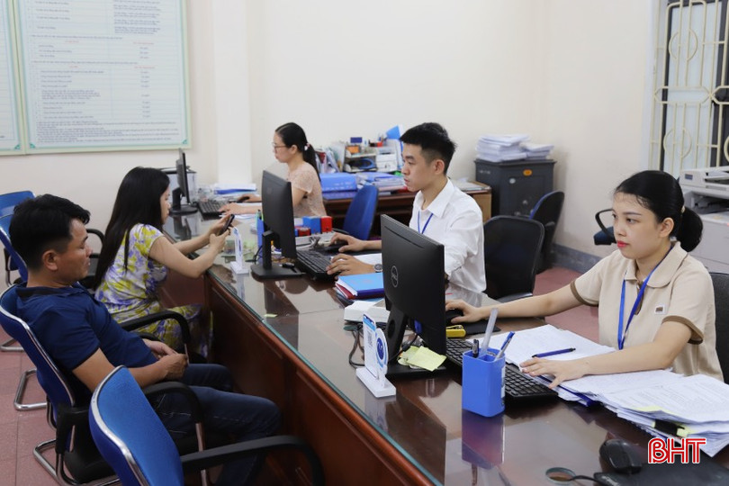 Không gian làm việc của Phòng Công chứng số 1 (Sở Tư pháp).