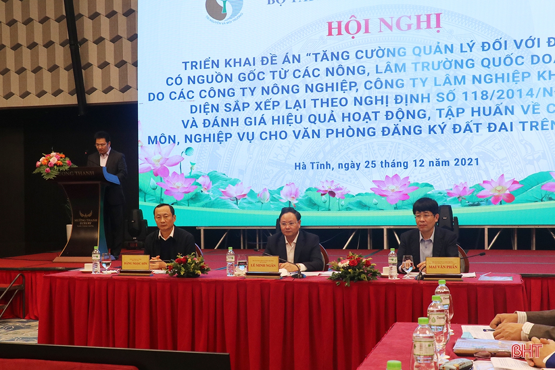 Hà Tĩnh hoàn thành cắm mốc ranh giới sử dụng đất, đo vẽ bản đồ địa chính cho 5/5 công ty nông, lâm nghiệp