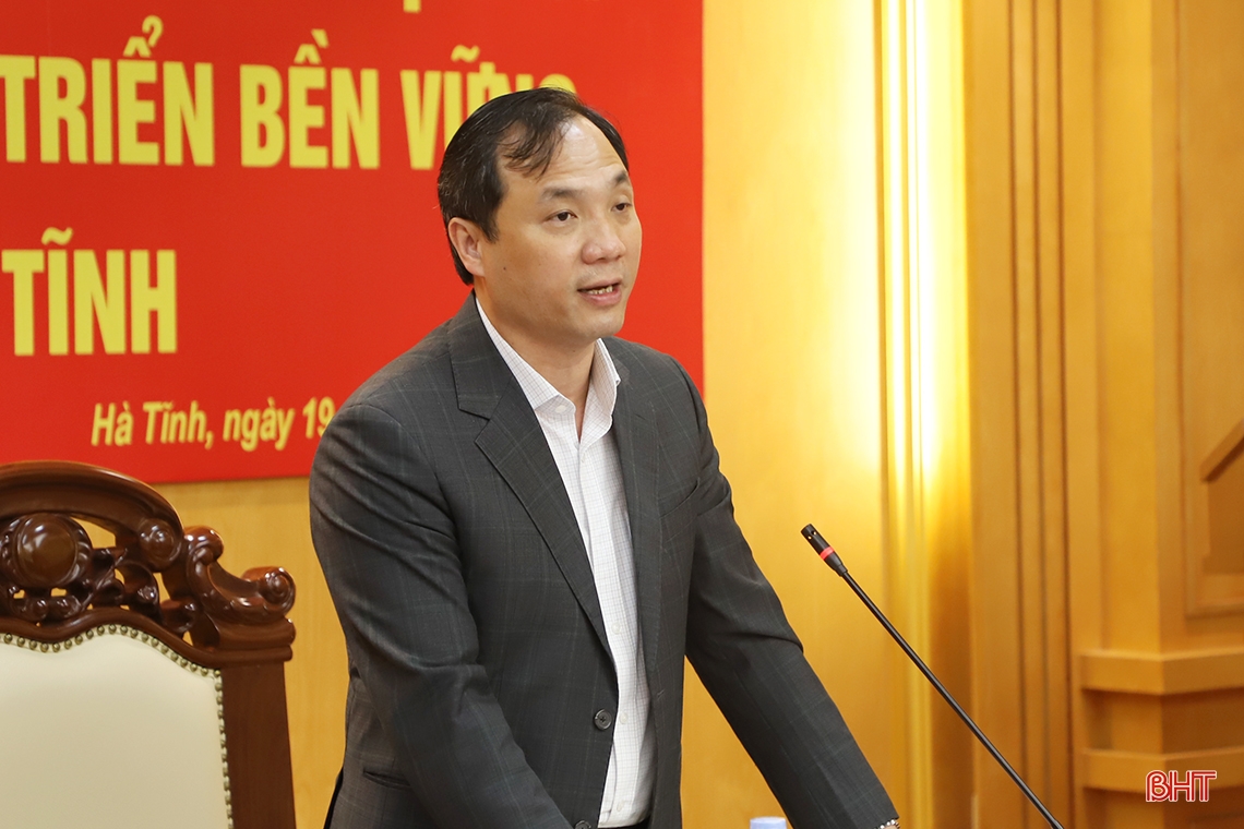 Tư vấn, bàn giải pháp đưa kinh tế Hà Tĩnh tăng trưởng và phát triển bền vững