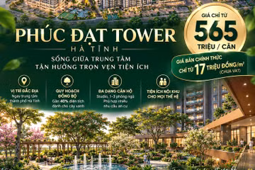 Phúc Đạt Tower Hà Tĩnh công bố giá bán căn hộ từ 17 triệu đồng/m²