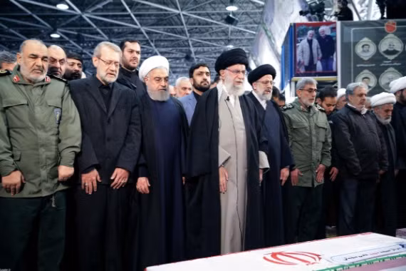 Đám rước lễ tang tướng Soleimani lớn nhất ở Iran kể từ năm 1989