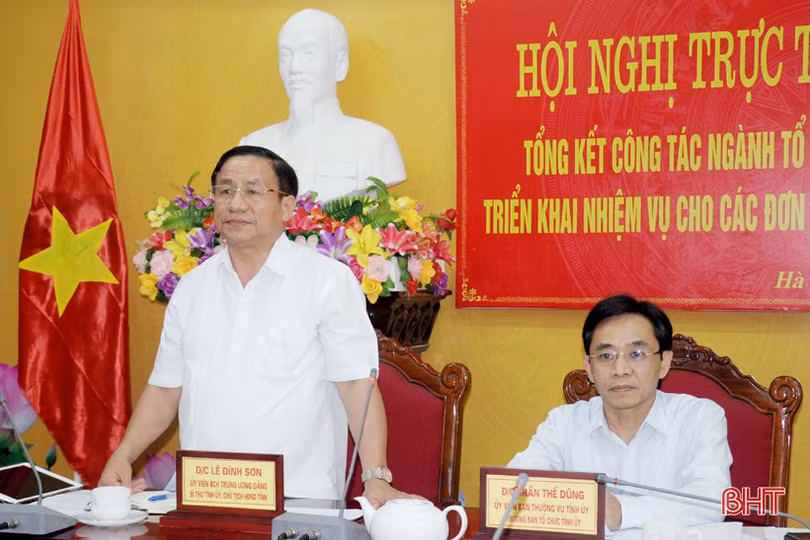 Ngành tổ chức Đảng Hà Tĩnh tiếp tục thực hiện đồng bộ các khâu công tác cán bộ