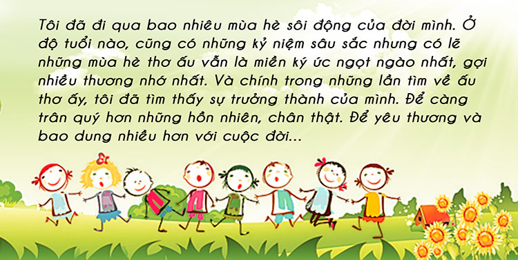 Những mùa hè thương nhớ…