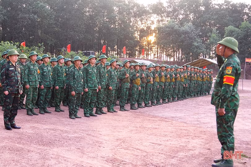 Chiến sỹ mới BĐBP Hà Tĩnh tự tin kiểm tra “3 tiếng nổ”