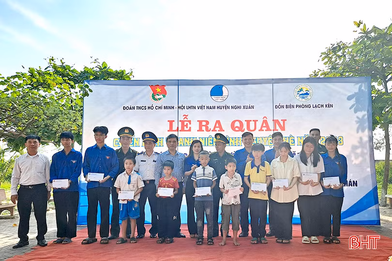 Tuổi trẻ TP Hà Tĩnh, Nghi Xuân ra quân Chiến dịch Thanh niên tình nguyện hè 2023