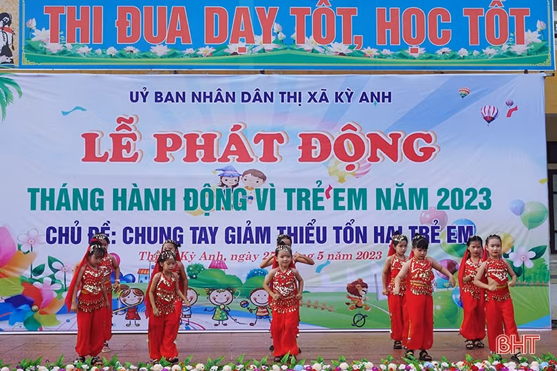 Chung tay thực hiện các hoạt động hướng về trẻ em