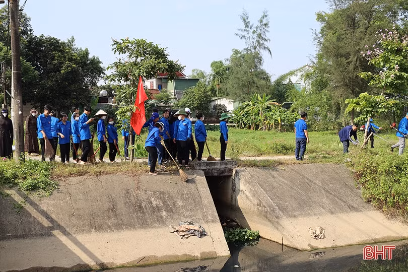 Tuổi trẻ TP Hà Tĩnh, Nghi Xuân ra quân Chiến dịch Thanh niên tình nguyện hè 2023