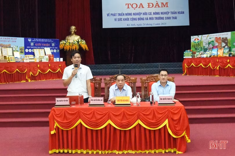 Kỳ Anh đưa chương trình phát triển nông nghiệp hữu cơ vào kế hoạch hàng năm