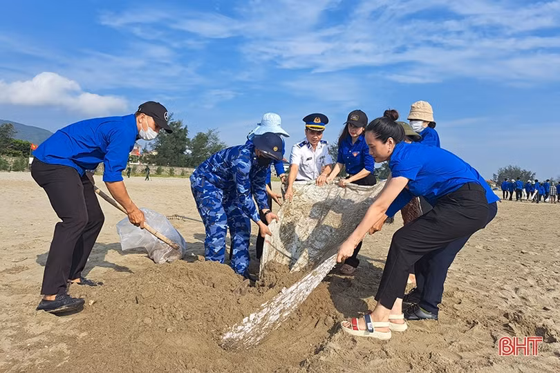 Tuổi trẻ TP Hà Tĩnh, Nghi Xuân ra quân Chiến dịch Thanh niên tình nguyện hè 2023
