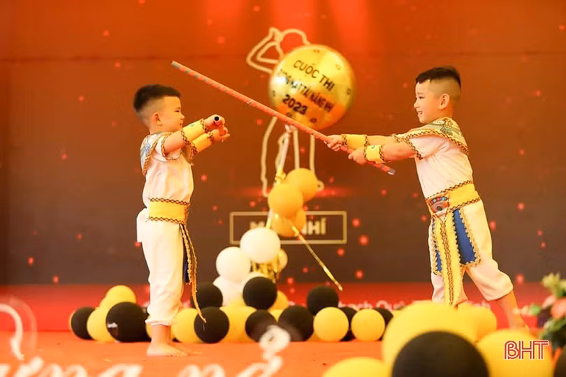 Hấp dẫn cuộc thi gương mặt tài năng nhí của học sinh iSchool Hà Tĩnh