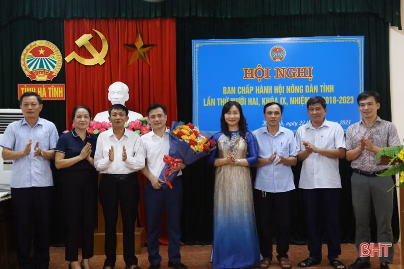 Ông Nguyễn Tiến Anh được bầu giữ chức Phó Chủ tịch Hội Nông dân Hà Tĩnh