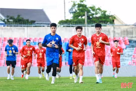 Hồng Lĩnh Hà Tĩnh hội quân, tập luyện cho mùa giải mới