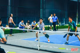 Sôi nổi giải pickleball 2026 của khối thi đua các cơ quan