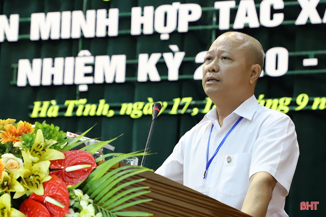 Ông Nguyễn Ngọc Hùng tái cử Chủ tịch Liên minh HTX Hà Tĩnh nhiệm kỳ 2020 - 2025
