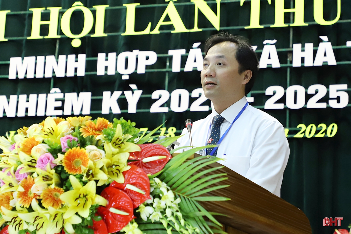 Ông Nguyễn Ngọc Hùng tái cử Chủ tịch Liên minh HTX Hà Tĩnh nhiệm kỳ 2020 - 2025
