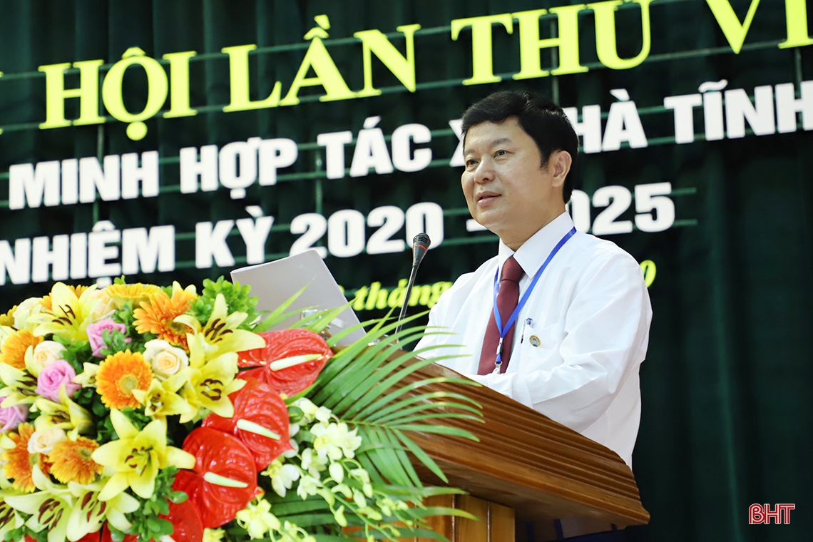 Ông Nguyễn Ngọc Hùng tái cử Chủ tịch Liên minh HTX Hà Tĩnh nhiệm kỳ 2020 - 2025