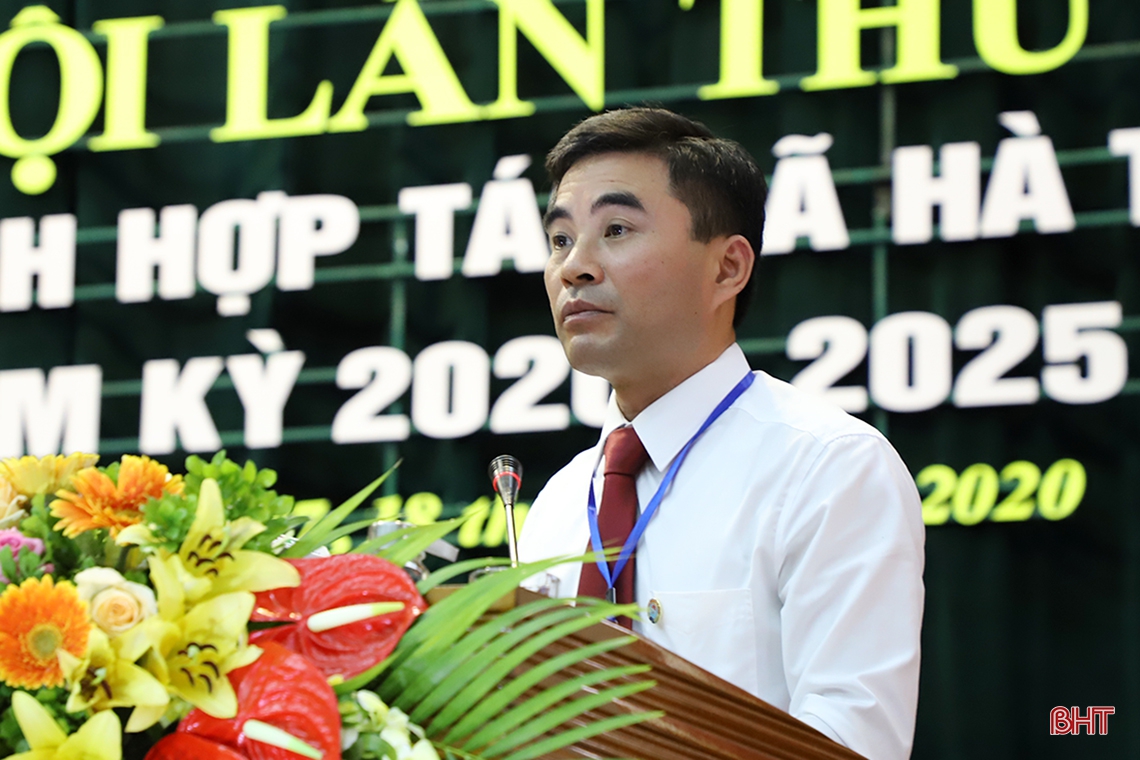 Ông Nguyễn Ngọc Hùng tái cử Chủ tịch Liên minh HTX Hà Tĩnh nhiệm kỳ 2020 - 2025