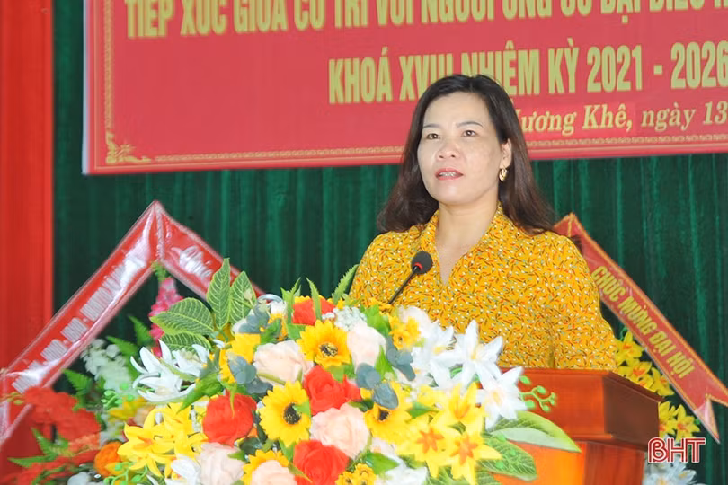 Cử tri Hương Khê tin tưởng và kỳ vọng vào các ứng cử viên HĐND tỉnh Hà Tĩnh