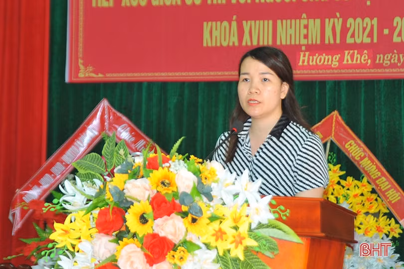 Cử tri Hương Khê tin tưởng và kỳ vọng vào các ứng cử viên HĐND tỉnh Hà Tĩnh