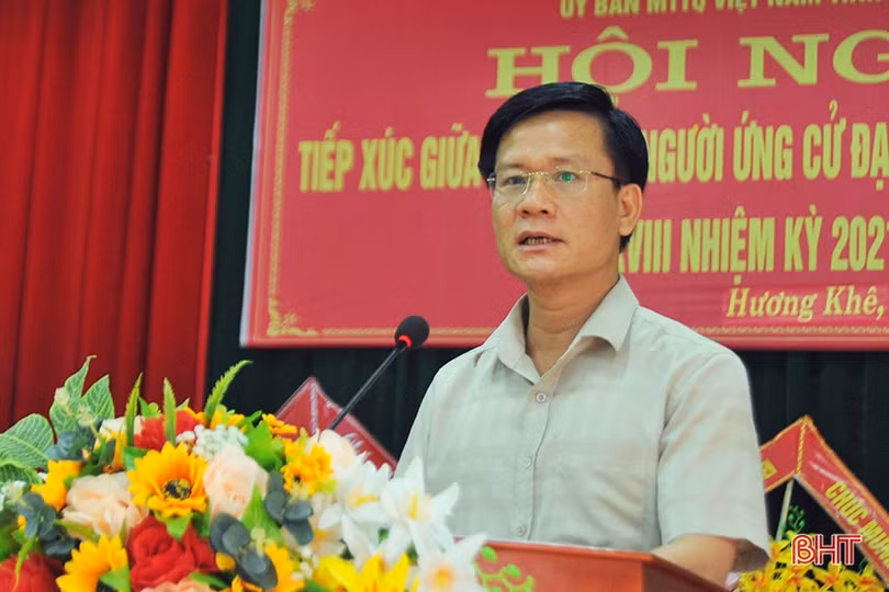 Cử tri Hương Khê tin tưởng và kỳ vọng vào các ứng cử viên HĐND tỉnh Hà Tĩnh
