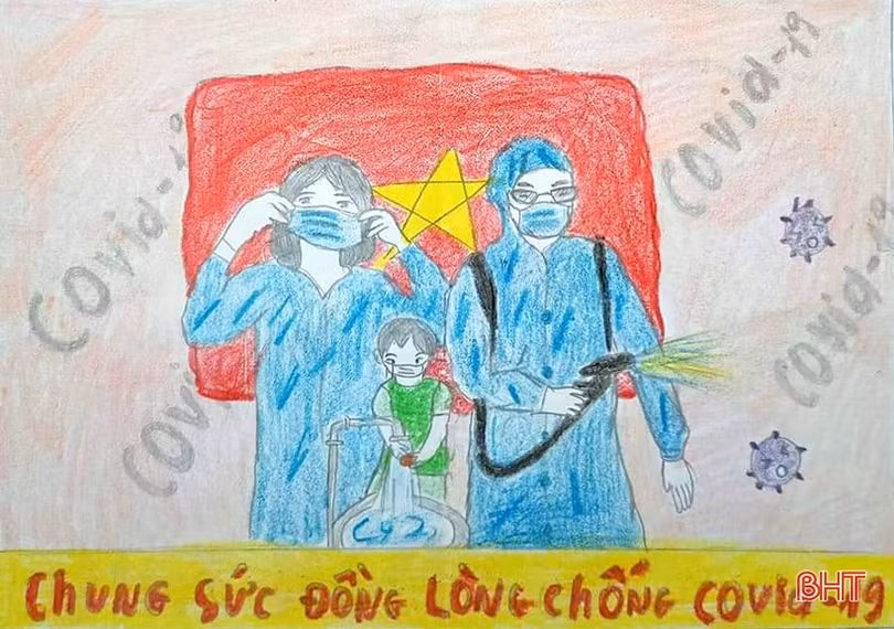 Thiếu nhi Hà Tĩnh: Cùng vẽ sắc màu của yêu thương và hạnh phúc!