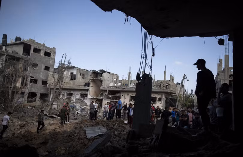 Khung cảnh tan hoang sau 1 tuần xung đột giữa Israel và Gaza