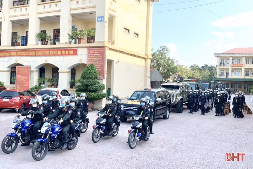 Công an Hà Tĩnh đảm bảo an toàn tuyệt đối cho ngày hội lớn của toàn dân