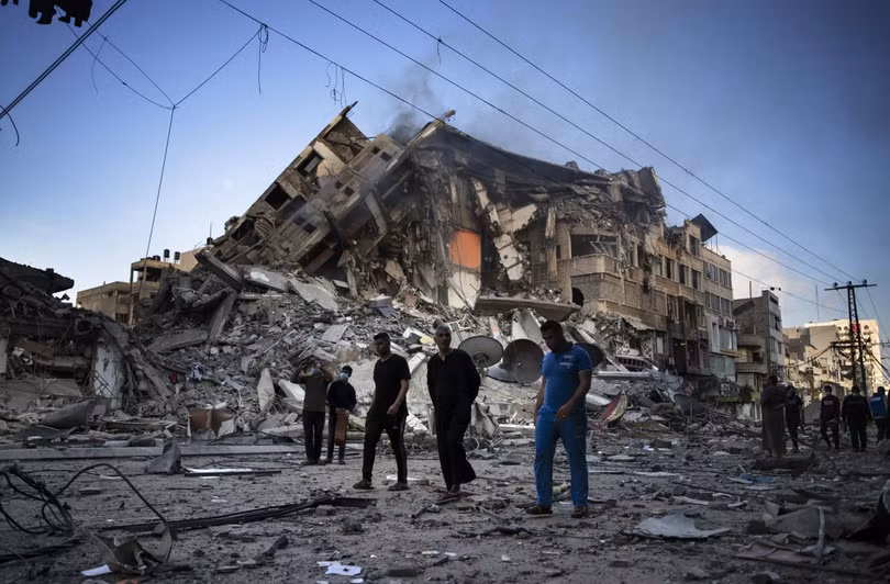 Khung cảnh tan hoang sau 1 tuần xung đột giữa Israel và Gaza