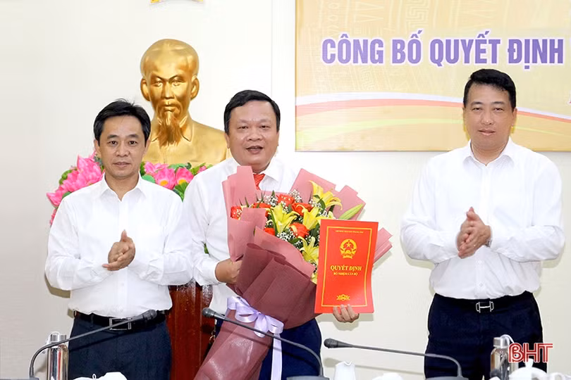 Ông Trần Đình Trọng được bổ nhiệm giữ chức Phó Chánh Văn phòng Đoàn ĐBQH, HĐND tỉnh Hà Tĩnh