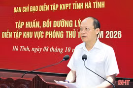 Nắm chắc nội dung, vận dụng sát thực tiễn trong diễn tập khu vực phòng thủ tỉnh Hà Tĩnh