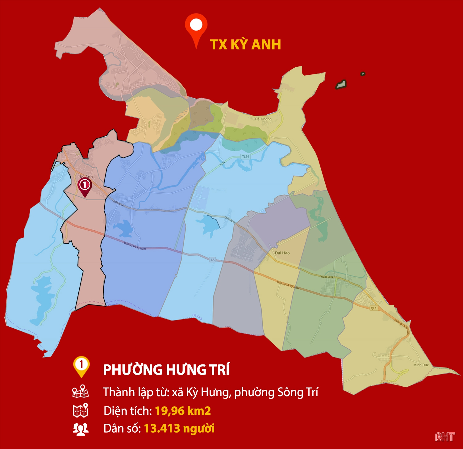 Chi tiết 34 xã, phường, thị trấn mới của Hà Tĩnh sau sắp xếp
