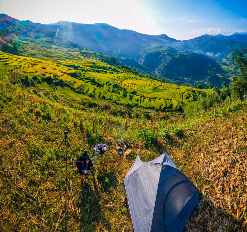 “Mùa vàng” Y Tý nhìn từ camera bay