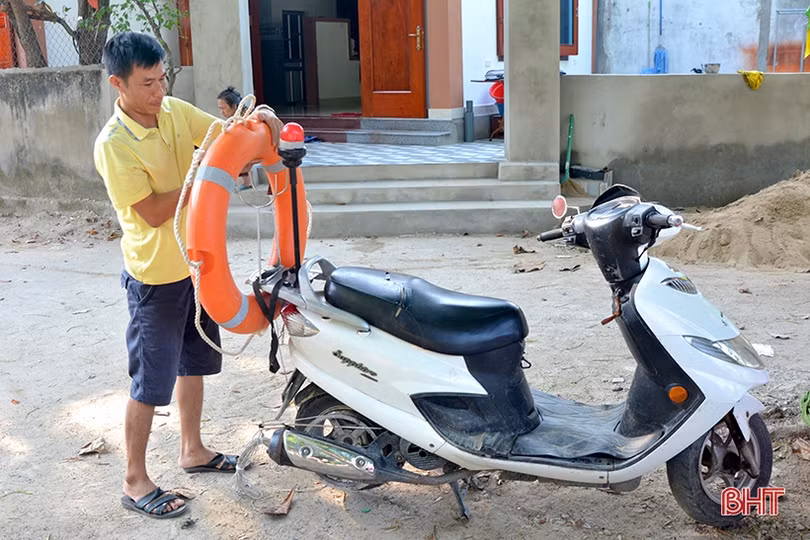 Sáng kiến “Xe tuần tra, cứu hộ, cứu nạn” của cán bộ quân sự phường Trung Lương