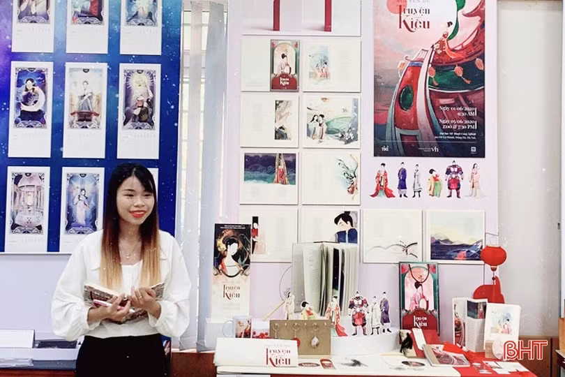 Đọc Truyện Kiều qua đồ án tốt nghiệp của nữ họa sỹ Hà Tĩnh