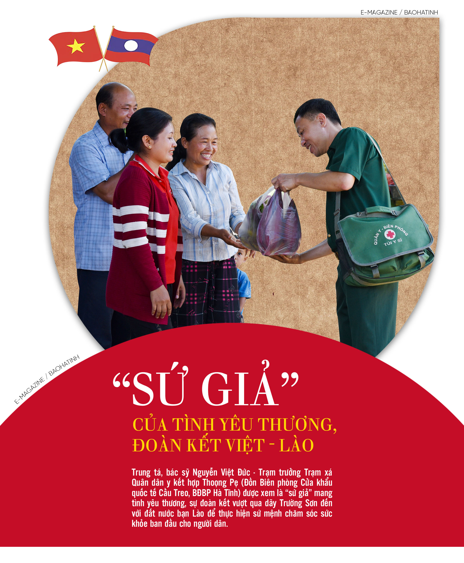 “Sứ giả” của tình yêu thương, đoàn kết Việt - Lào