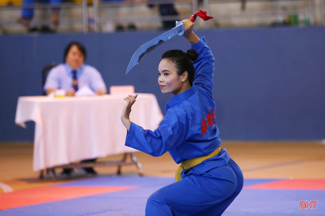 Những màn tung cước đẹp mắt tại Giải Vô địch Vovinam toàn quốc tại Hà Tĩnh