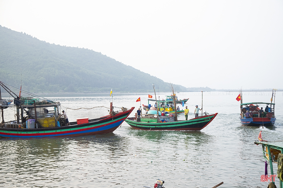 Ngư dân Hà Tĩnh nô nức bám biển, cung ứng hải sản tươi ngon dịp lễ