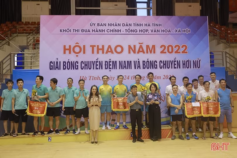 Bế mạc Hội thao Khối thi đua hành chính tổng hợp - văn hóa xã hội Hà Tĩnh