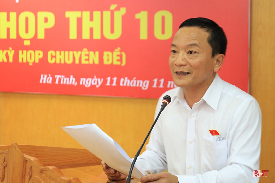 Bầu đồng chí Trần Báu Hà giữ chức Phó Chủ tịch UBND tỉnh Hà Tĩnh