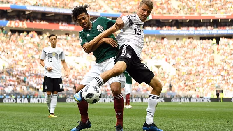Đức - Mexico (0-1) Muối mặt nhà đương kim vô địch!