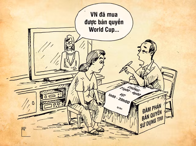 Hí họa mùa World cup: “Người ấy” và tôi anh chọn ai?