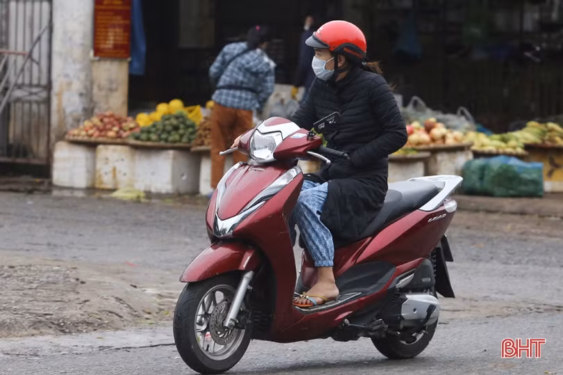 Không khí lạnh đang ảnh hưởng tới Hà Tĩnh