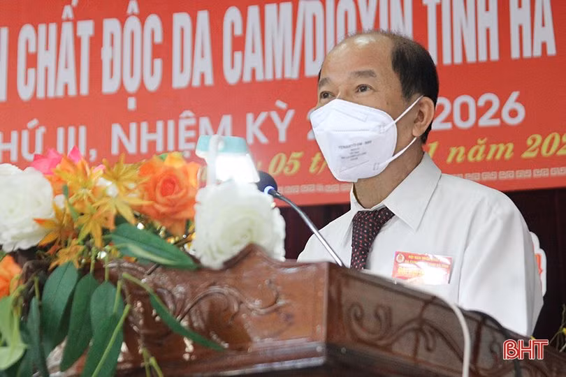 Ông Nguyễn Minh Nguyên làm Chủ tịch Hội Nạn nhân chất độc da cam/dioxin Hà Tĩnh